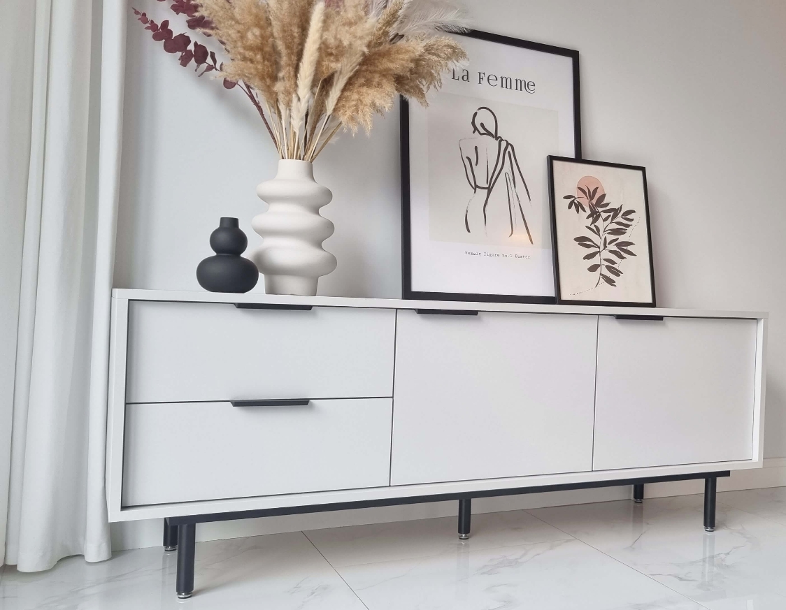TV Cabinet Cala 154cm - White
