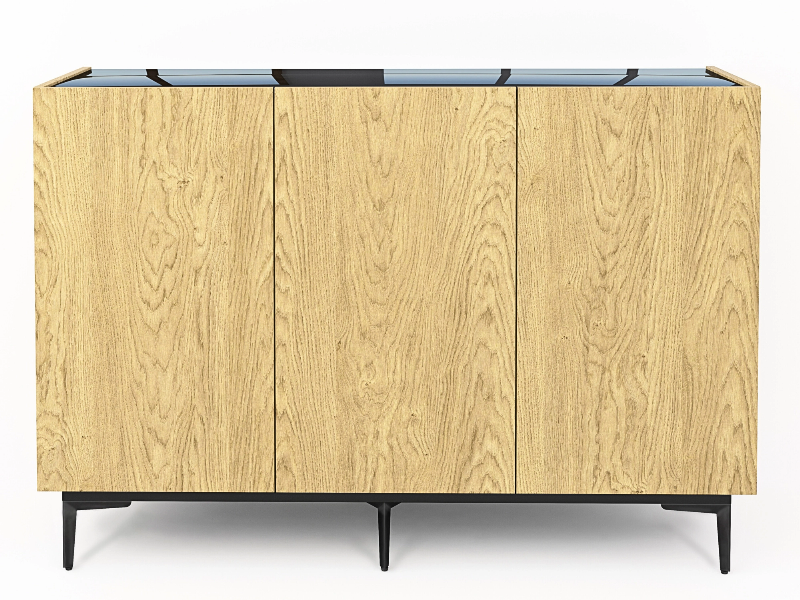 Chest of drawers Pari 135cm - Natural oak